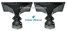 One Pair 4x10 Inch Piezo Flush Mount Horn TWEETERS Home Car Pro Studio Speakers