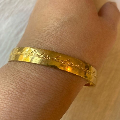 Kate Spade NY Strength in Numbers Hand in Hand Inspirational Bangle Bracelet