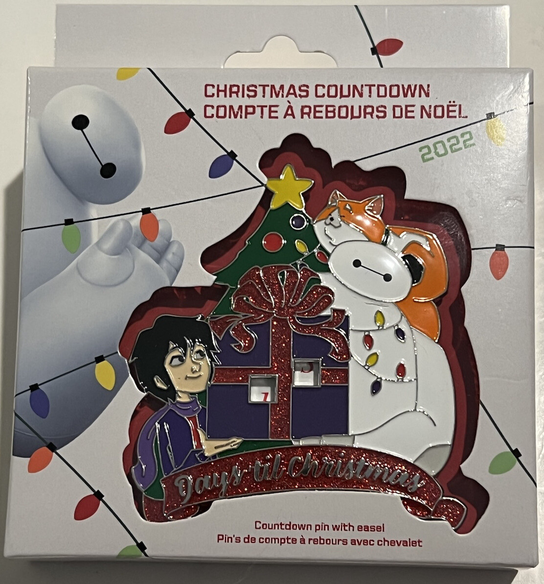Disney Parks 2022 Holiday Christmas Countdown Big Hero Baymax