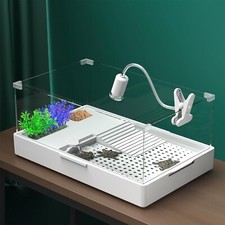 Turtle Tank Kit Tortoise Habitat, Aquarium Tank With Pump  Filter, Acrylic