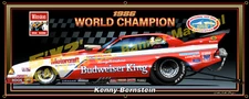 NHRA 1986 Champ Kenny Bernstein Shop Banner 5'X2' 18oz w grommets (003)