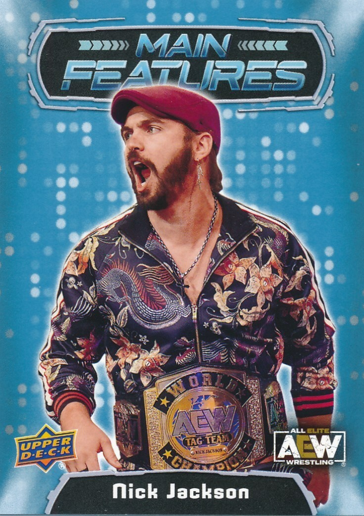 MF-31 NICK JACKSON 2022 Upper Deck AEW Wrestling MAIN