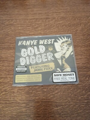 Kanye West Featuring Jamie Foxx - Gold Digger (CD, Single)