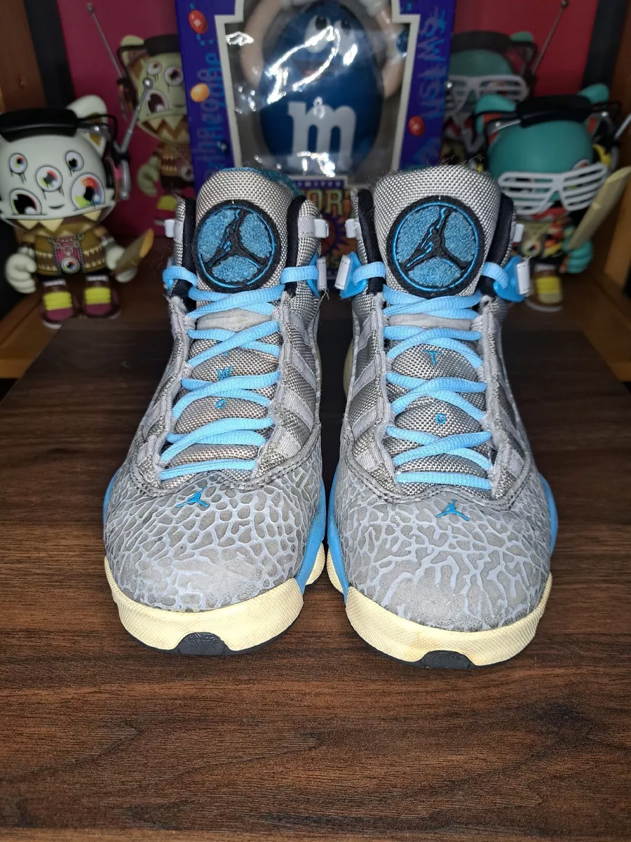 Nike Air Jordan 6 Rings Powder Blue Elephant Size 6.5 Mens Y 8