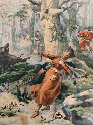 LE PETIT PARISIEN - JAGD - EIN SCHRECKLICHER UNFALL - 1902