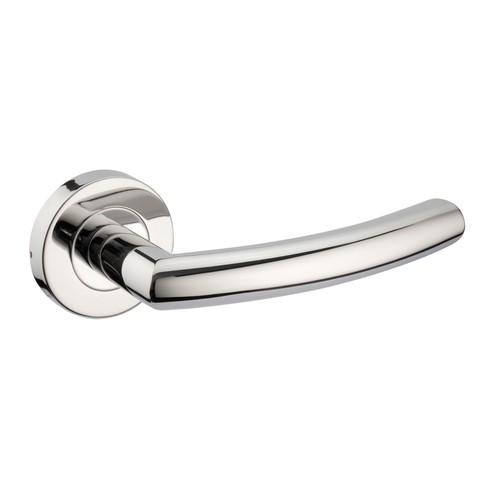Polished Stainless Steel Internal Door Handles on Rose eBay