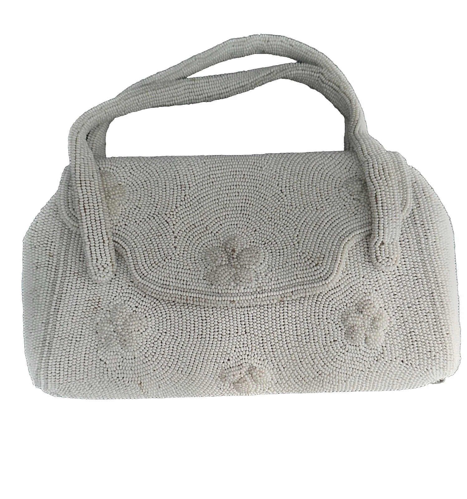 White 1930s Decade Evening Bags Vintage Bags, Handbags & Cases