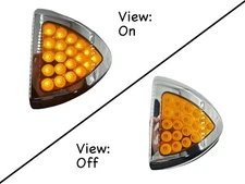 TRUX TLED-PSH Amber Turn & Marker Peterbilt Headlight Turn Signal LED Light