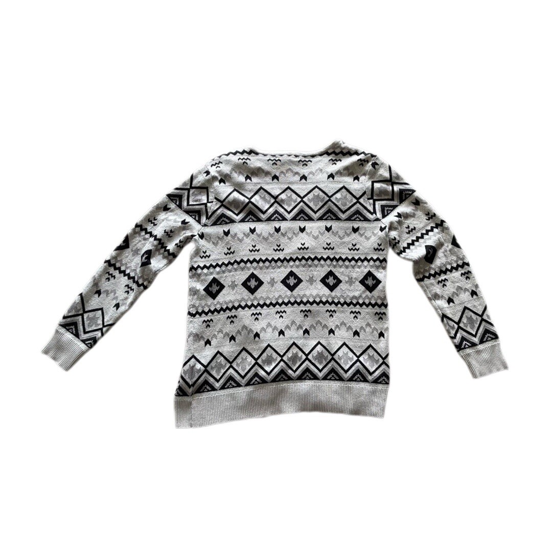 Basic Editions Black Gray Cotton Blend Open Cardi… - image 4