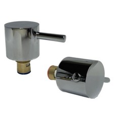 Modern Chrome Lever Handles Kitchen Basin mixer taps covers heads Reviver Kit