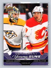 2023-24 Upper Deck S1 #C120 Askarov / Pelletier UD Canvas Young Guns Checklist