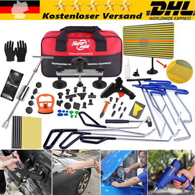 PDR Car Dent Puller Repair Paintless Hammer Kit Removal Hail Lifter Tools 