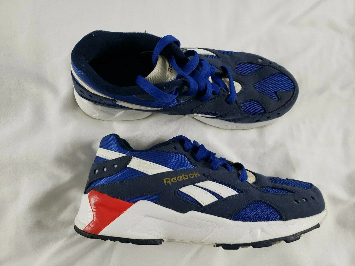 Dental læbe gyde Reebok Aztrek Unisex Running Shoes Grey Red Royal Blue Size 6 Grade School  Youth | eBay