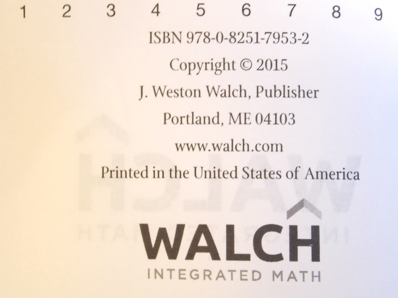 Walch Common Core State Standards Honors Supplement Math Topic 4 ...