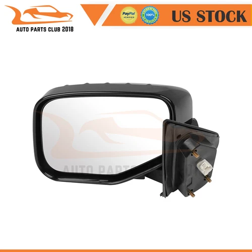 HO1320229 For 2006-2007 Honda Ridgeline Power Function Black Left Side Mirror