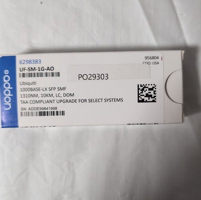 AddOn UF-SM-1G Compatible 1000Base-LX SFP SMF LC 10km DOM
