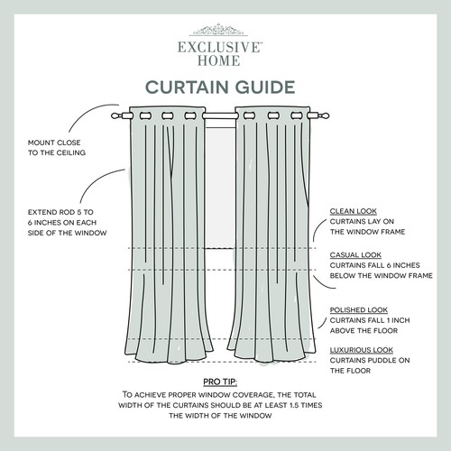 Exclusive Home Cabana Stripe Indoor/Outdoor Light Filtering Grommet Top Curtain - Picture 8 of 8