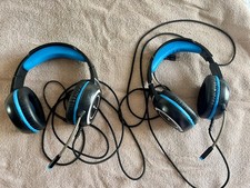 MAGEGEE Wired Gaming Headsets  with Microphones x 2 look unused 
