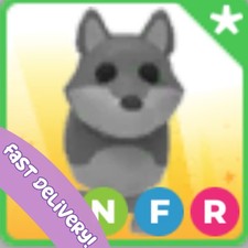 Adopt Me Neon Fly Ride Wolf Virtual Pet Roblox Fast Delivery