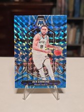 2023-24 Panini Mosaic  Reactive Blue Mosaic Prizm #29 Ben Simmons 