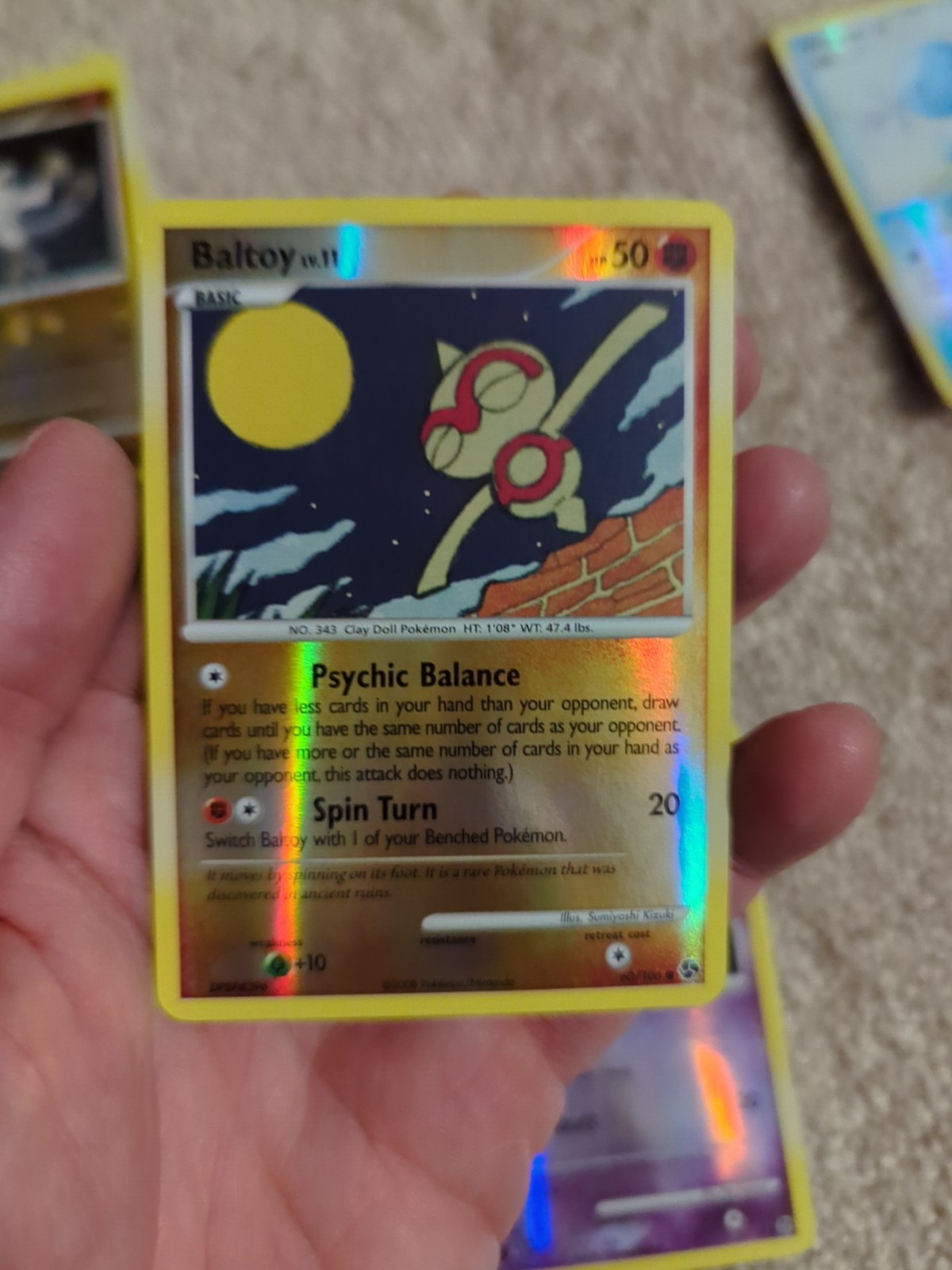 Baltoy 60/106 Great Encounters Reverse Holo NM-LP