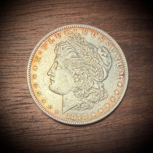 TONING!! 1878 Rev of 1878 7TF - BU++ Morgan Silver Dollar - Excellent Condition