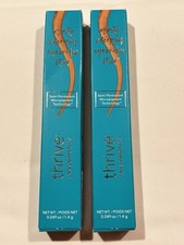 2 Thrive Causemetics Waterproof Eyeshadow Stick Dr Q Caramel Bronze Shimmer NIB