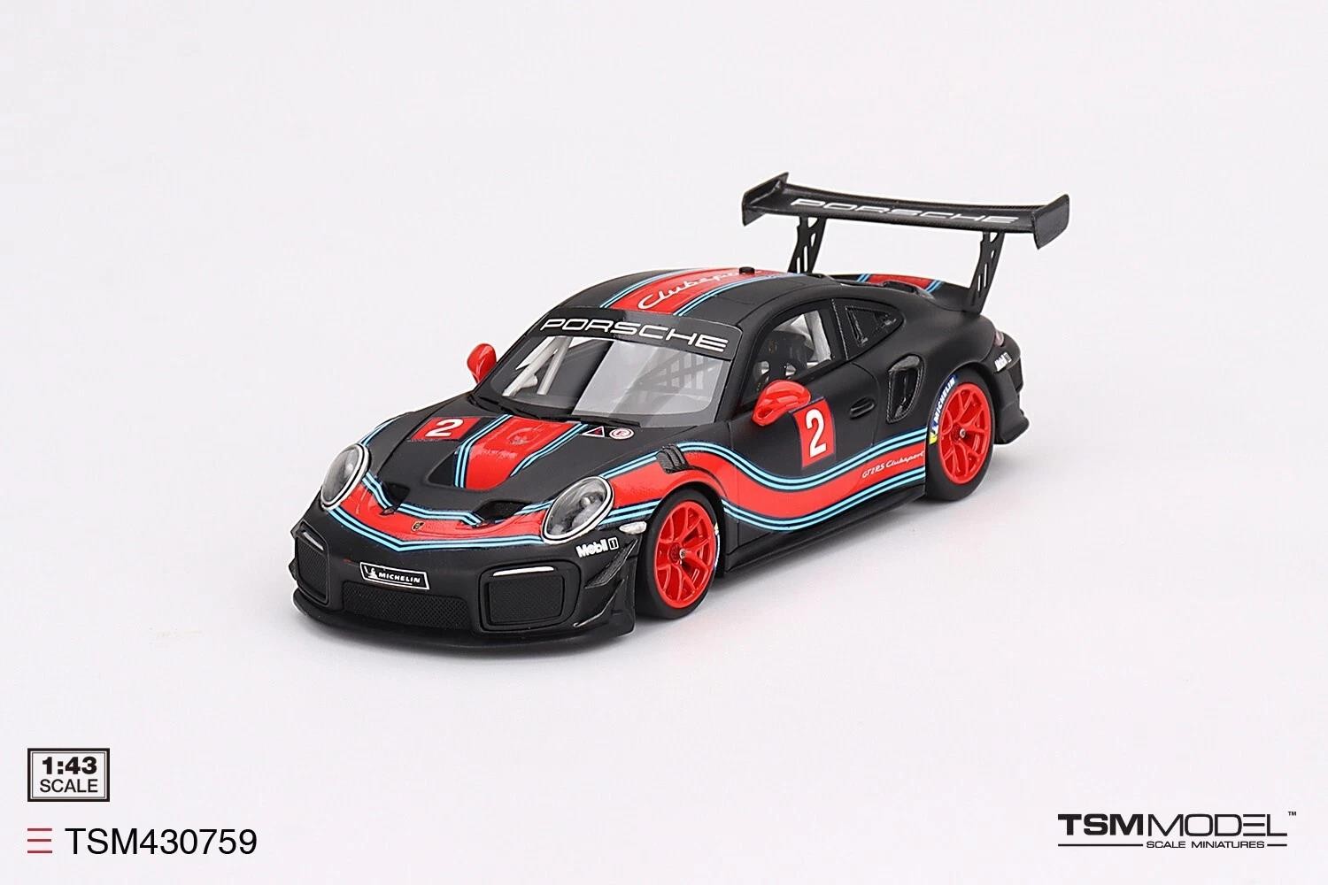Porsche 911 GT2 RS Clubsport Presentation 1:43 Scale TSM430759