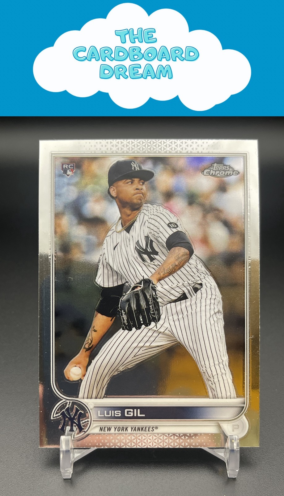 Luis Gil 2022 Topps Chrome #202 RC Rookie New York Yankees Baseball Card