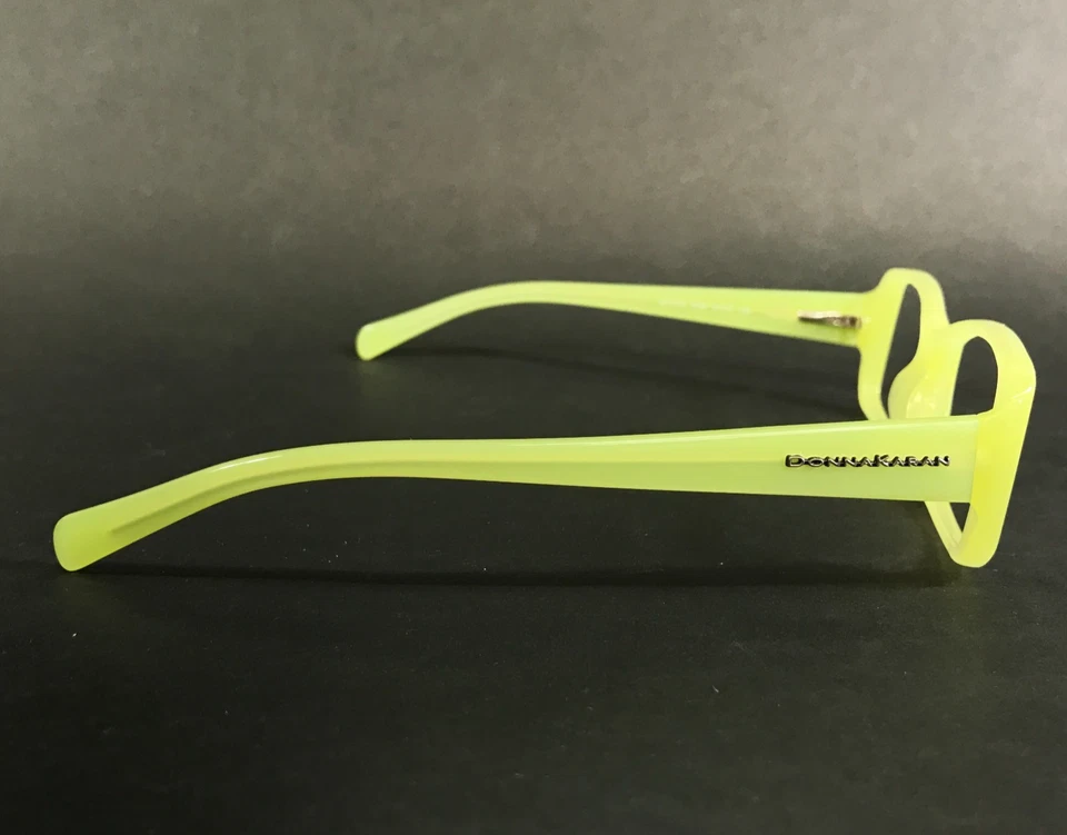 Donna Karan 眼镜框 DK1513 3132 霓虹绿色矩形 51-15-135 — 第 3/4 张图片