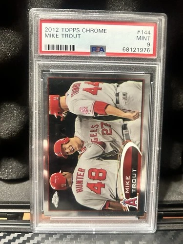 2012 Topps Chrome - Mike Trout #144 PSA 9