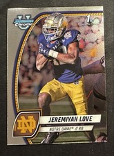 2024 Bowman University Chrome - Jeremiyah Love #100 (RC) NFL Draft pick INVEST