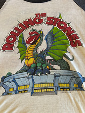 Actual Vintage 1981 The Rolling Stones Los Angeles Concert Tour. Size XL