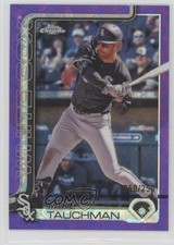 2025 Topps Chrome Logofractor Edition Purple Refractor 50/250 Mike Tauchman 1jk8