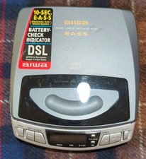 Aiwa Portable CD Compact Disc Player XP-560 EASS TESTED/WORKS - Vintage