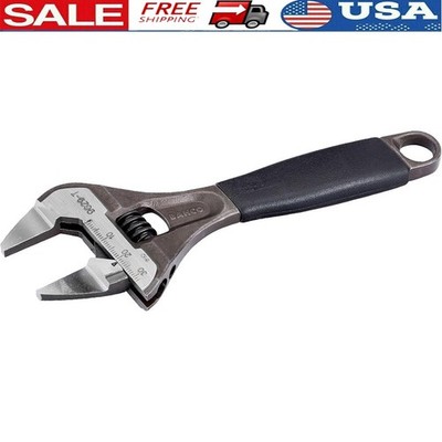 Adjustable Wrench Thin Type Large Mouth Monkey Wrench 38mm Wide Jaws Tool New
