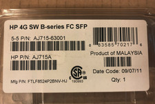HP 4Gb SW Short Wave SW AJ715A B-Series FC Fibre Channel Transceiver SFP - New