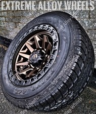 18" Bronze Alloy Wheels For Toyota Runner Land Cruiser Hi Lux MAXXIS AT771 Tyres