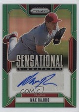 2025 Panini Prizm Sensational Signatures Green Prizm Max Rajcic #SS-MR Auto 2l4