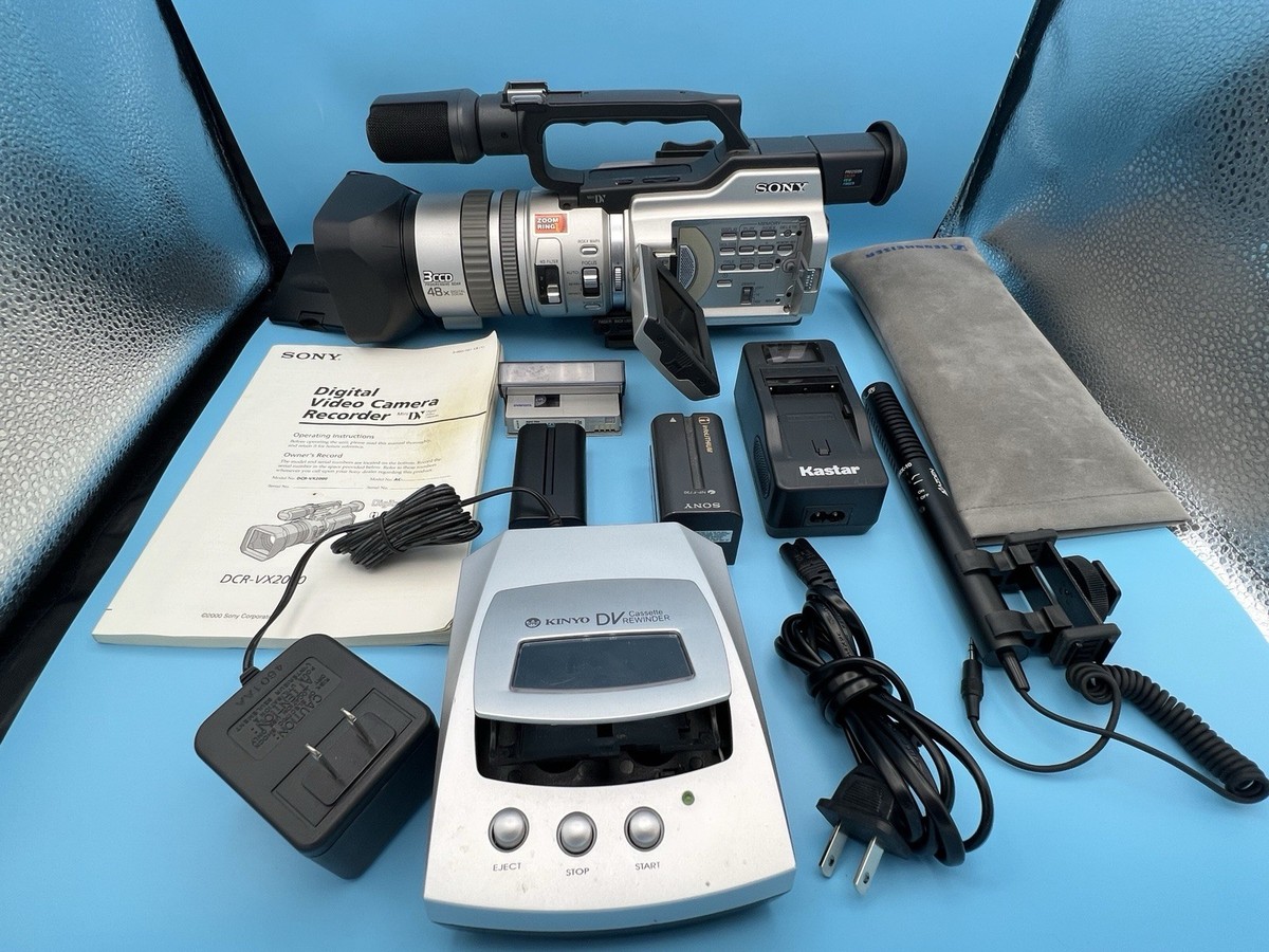 Sony DCR-VX2000 Camcorder - Metallic silver for sale online | eBay