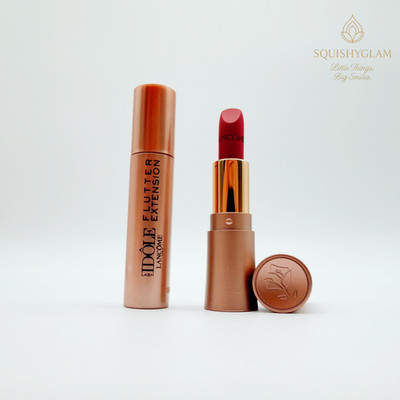 Lancome Lipstick 274 French Tea + Lash Idole Mascara Mini Set New