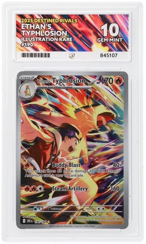 Pokémon TCG Destined Rivals Ethan's Typhlosion Card 190/182 - ACE 10