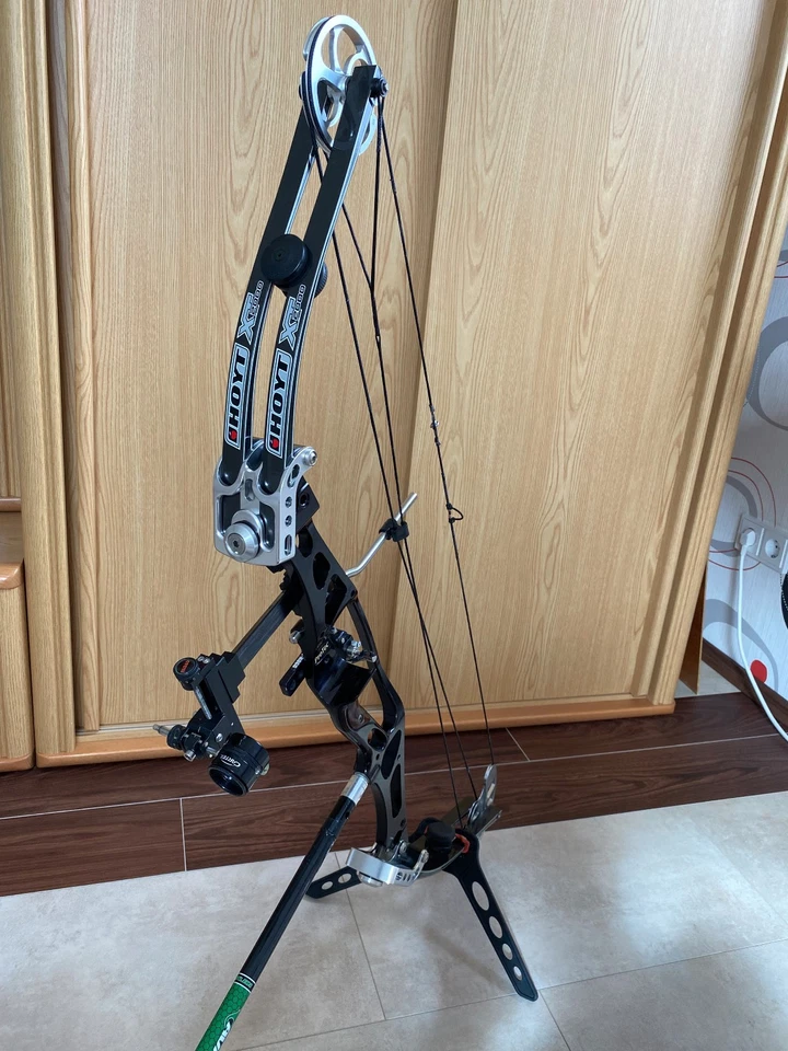 Compoundbogen Hoyt XT 2000 Pro Tec RH, Visier, Stabilisator + Zubehör Compound - Bild 4 von 4