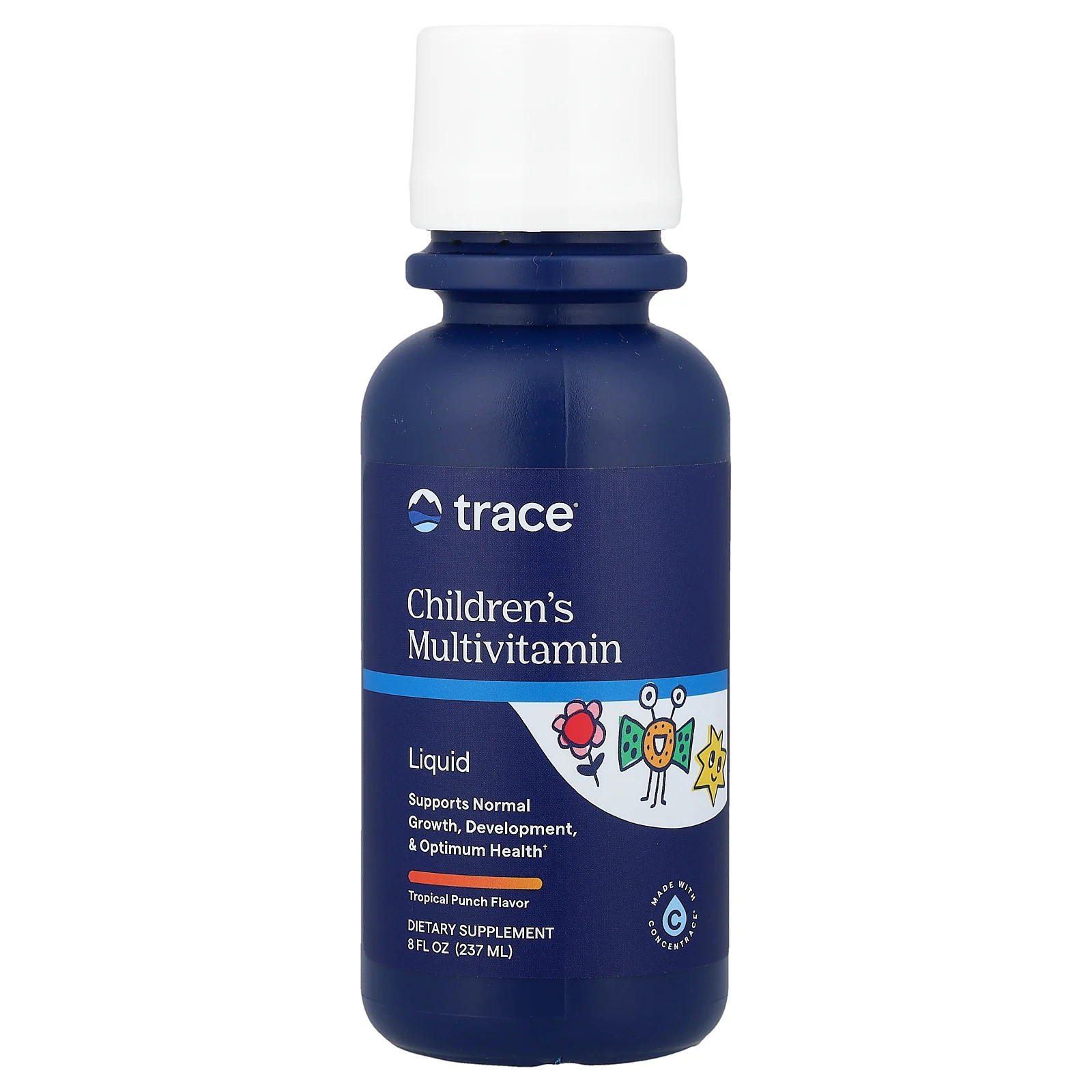 Trace Minerals Research Kids Multi Citrus Punch 8 жидких унций, 237 мл, без аллергенов