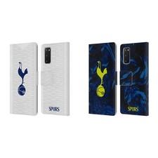 Image of TOTTENHAM HOTSPUR F.C. 2021/22 BADGE KIT LEATHER BOOK CASE FOR SAMSUNG PHONES 1