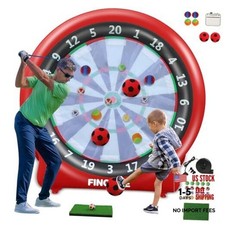 Giant Inflatable Dartboard, Kick Darts Outdoor Indoor Soccer Red Dartboard