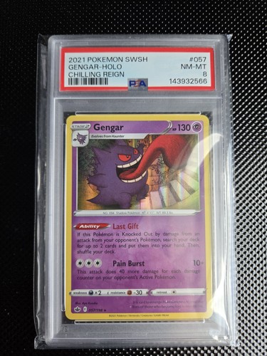 Gengar graded PSA 8 for sale on eBay