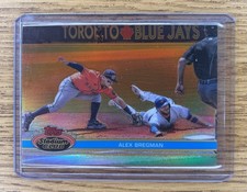 2022 Stadium Club Chrome Alex Bregman 1991 Variation Orange Refractor /25