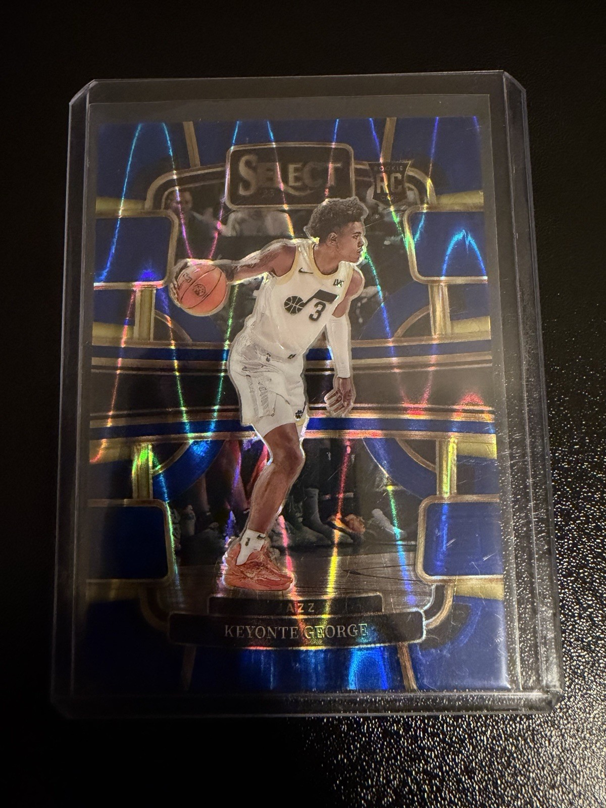 2023-24 Select - Concourse Keyonte George #75 Blue Tectonic Prizm /99 (RC)