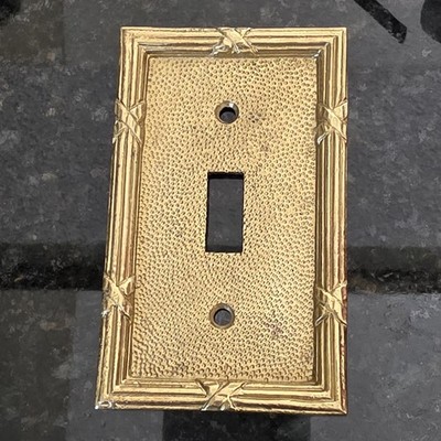 Phylrich Ribbon and Reed collection Light Switch Plate Gold
